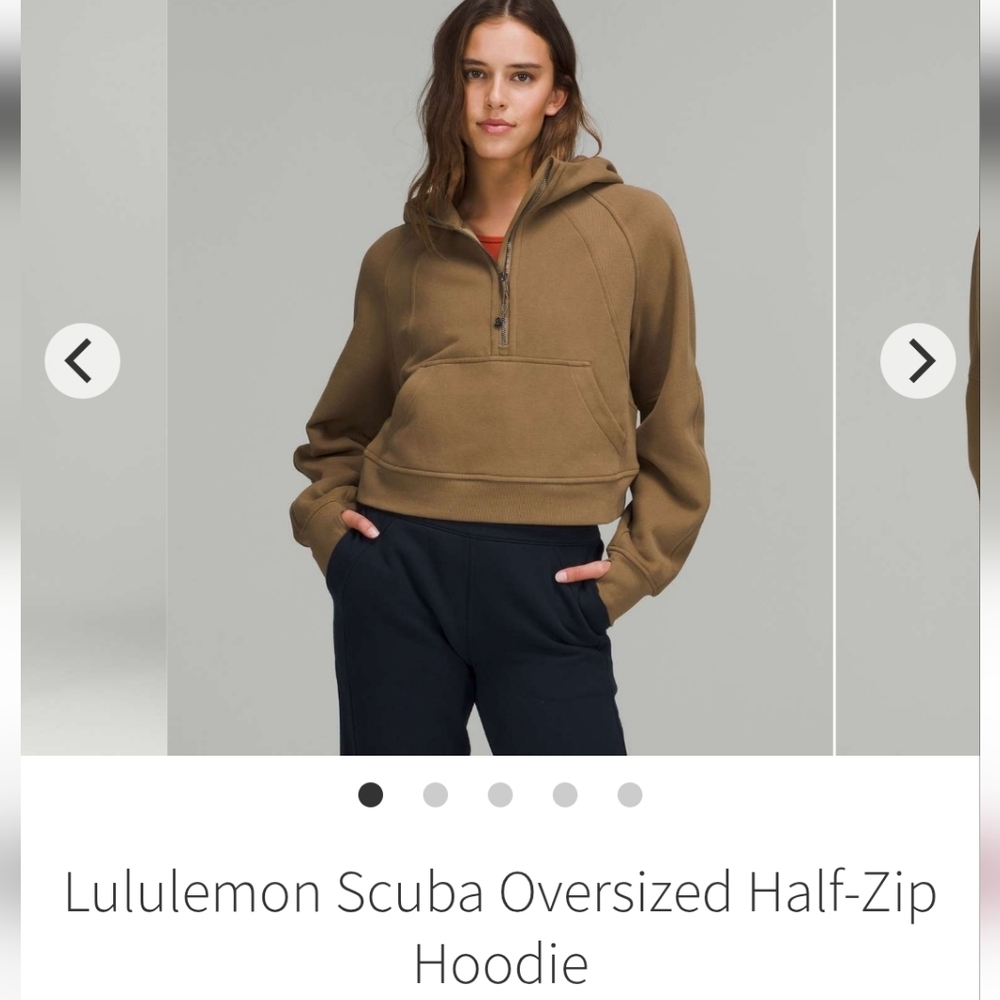 Lululemon Half Zip Cropped SCUBA